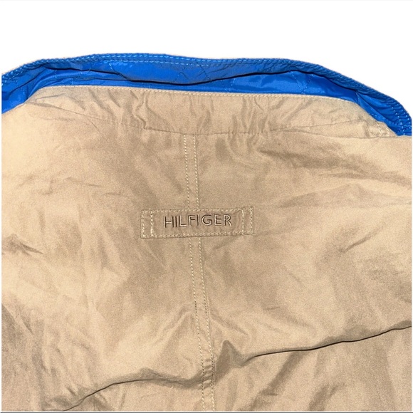 Tommy Hilfiger Jacket Large Men's Tan Soft Shell Water Wind Resistant - Picture 3 of 5